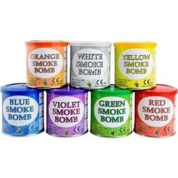 Pot fumigene de stade de couleur